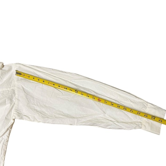 Handmade Wood Buttons Oversized Tunic Top‎ Size 2XL Natural Earthy Lagenlook - Picture 8 of 10